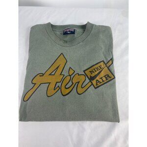 VTG 90s Jansport Graphic T-Shirt Sage Green 100% Cotton Mens XL